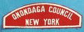 OnondagaCouncil  Red and White Council Strip