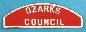 Ozarks Council Red and White Council Strip