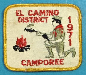 El Camino District Patch 1971 Camporee