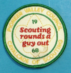 Pioneer Valley Patch 1968 Cavalcade of Scouting