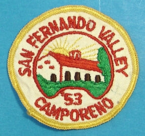 San Fernando Valley Patch 1953 Camporee