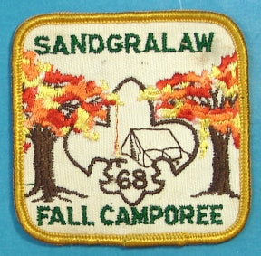 Sandgralaw Patch 1968 Fall Camporee