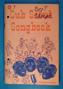 Cub Scout Songbook