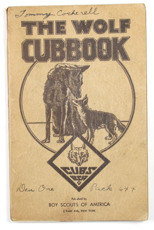 Wolf Cub Scout Book 1942