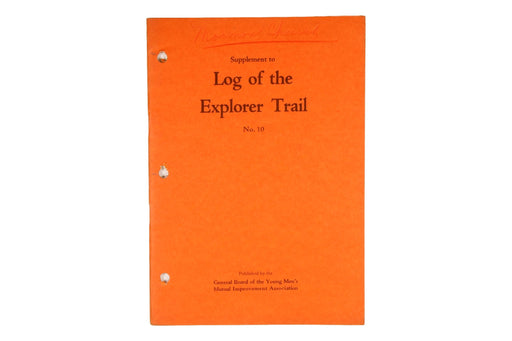 Log of the Explorer Trail Book