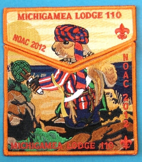 Lodge 110 Flap S-New 2012 NOAC Orange Border