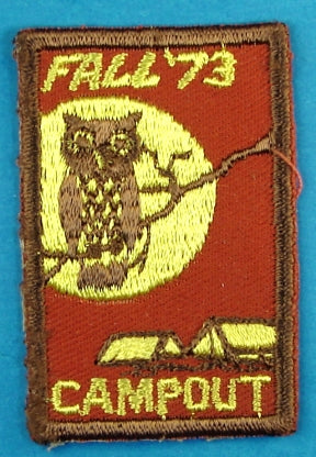 1973 Fall Campout Patch