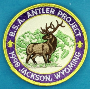 Antler Elk Auction Patch 1998