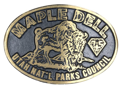 Maple Dell Camp Belt Buckle 1985