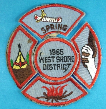 West Shore District 1965 Patch and Four Segments