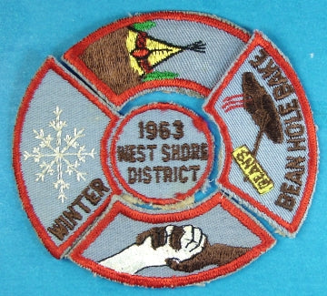 West Shore District 1963 Patch and Four Segments