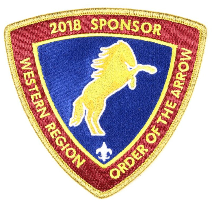 Western Region Order of the Arrow 2018 Sponsor Patch