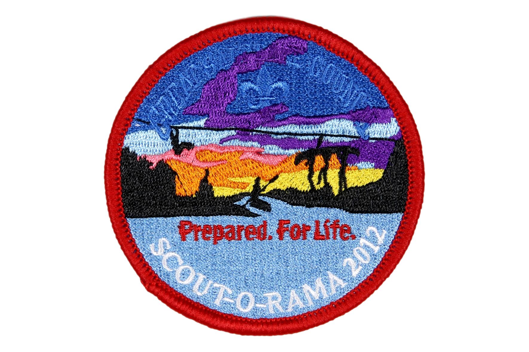 2012 Great Salt Lake Scout O Rama Patch Red Border