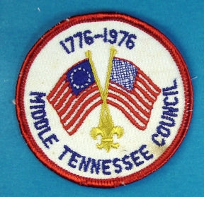 Middle Tennessee 1976 Patch