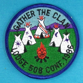 Lodge 508 Lodge Conference 1986 Patch eR1986