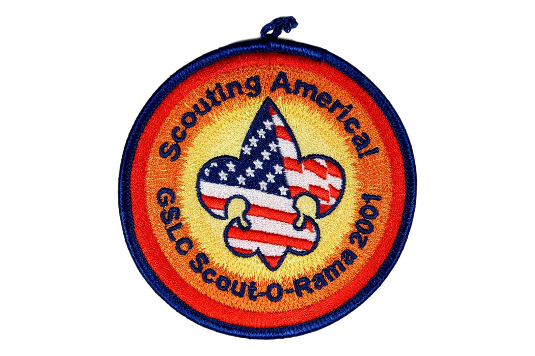 2001 Great Salt Lake Scout O Rama Patch Blue Border