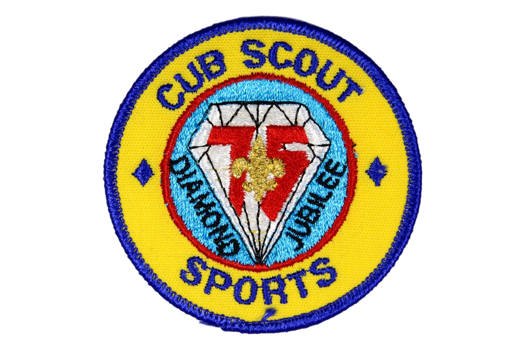 Cub Scout Sports Patch Plastic/Gauze Back