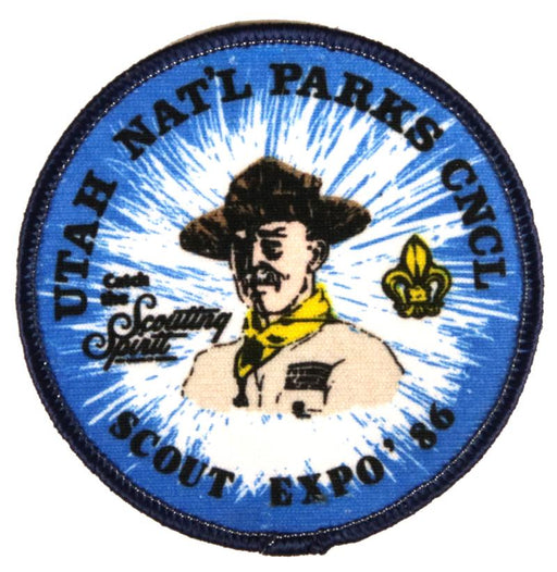 1986 Utah National Parks Scout Expo Patch