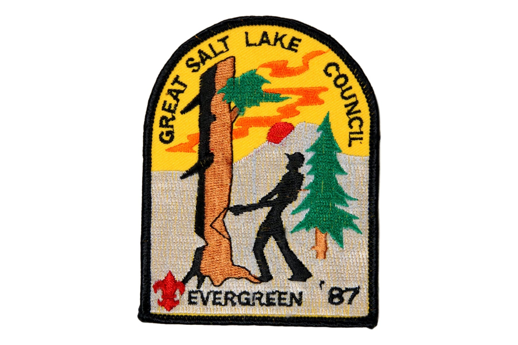 Evergreen Camp Patch 1987