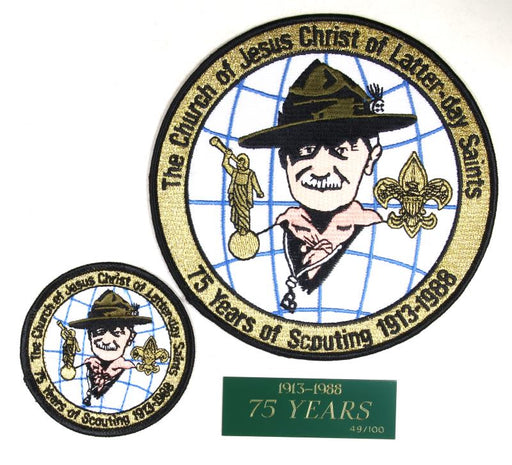 1988 LDS 75th Anniversary Special Edition Patch Set