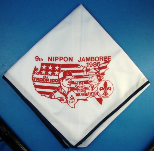 1986 WJ USA Contingent Neckerchief One Color