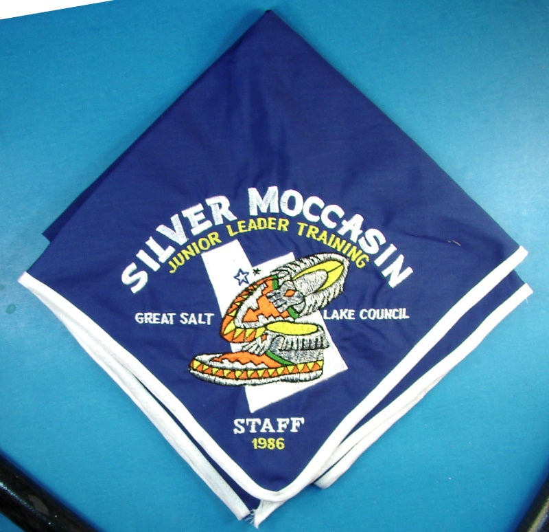 Silver Moccasin Training Staff Neckerchief 1986