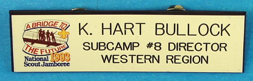1993 NJ Name Tag Subcamp #8 Director