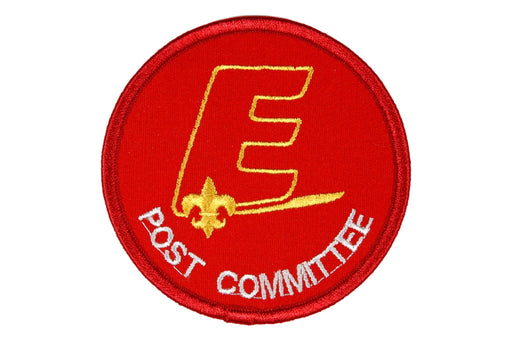 Explorer Post Committee Patch New Style E