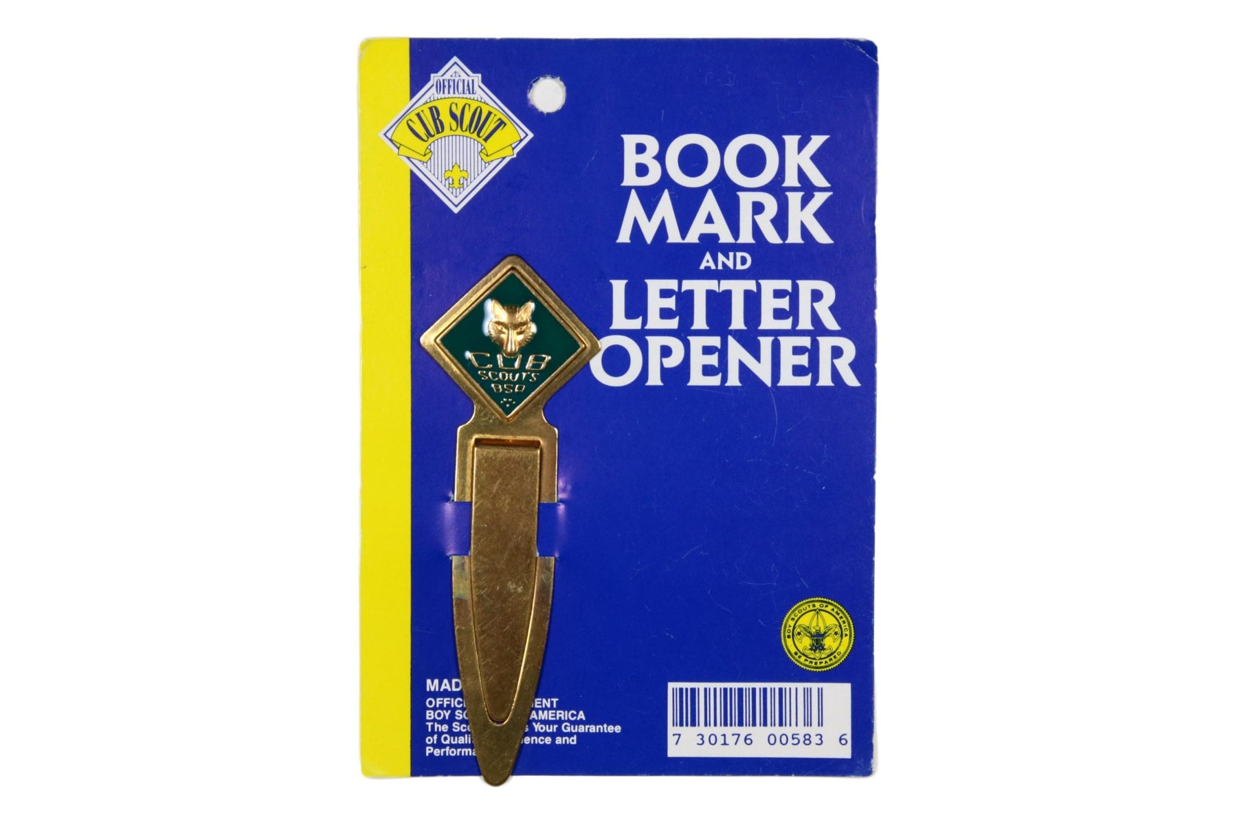 Cub Scout Bookmark