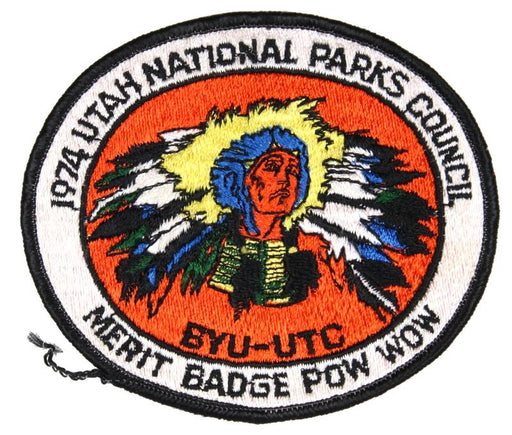 1974 BYU-UTC Merit Badge Pow Wow Patch