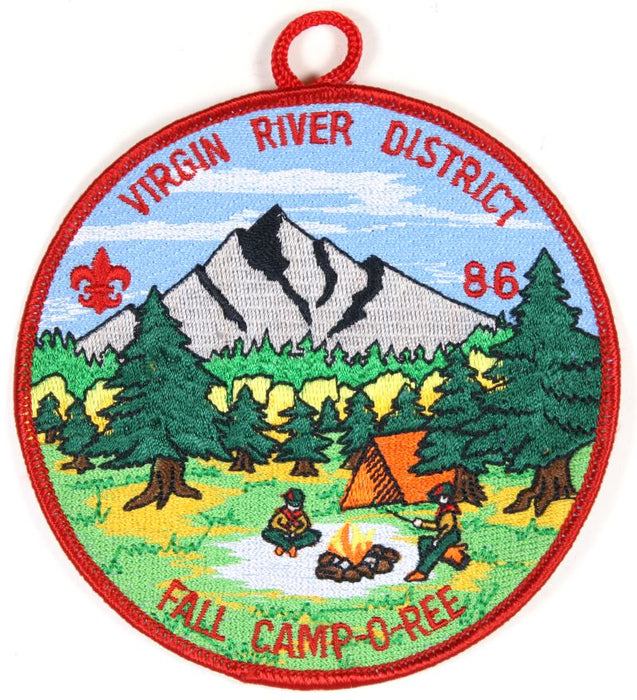 Virgin River Districe Patch 1986 Fall Camporee