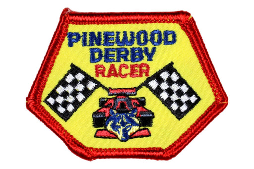 Award - Pinewood Derby Racer Patch