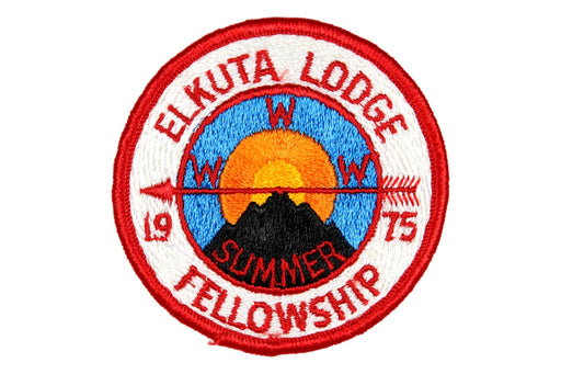 Lodge 520 El-Ku-Ta 1975 Summer Fellowship Patch