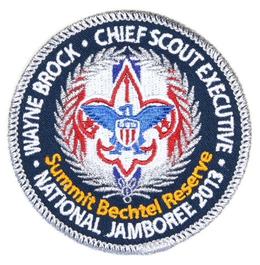2013 NJ Chief Scout Executive Patch Wayne Brock