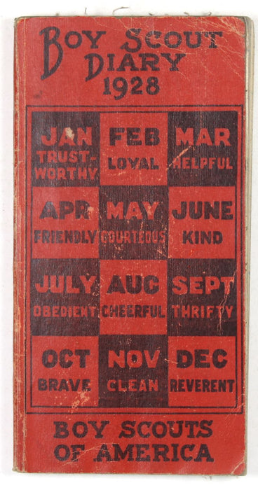 Boy Scout Diary 1928