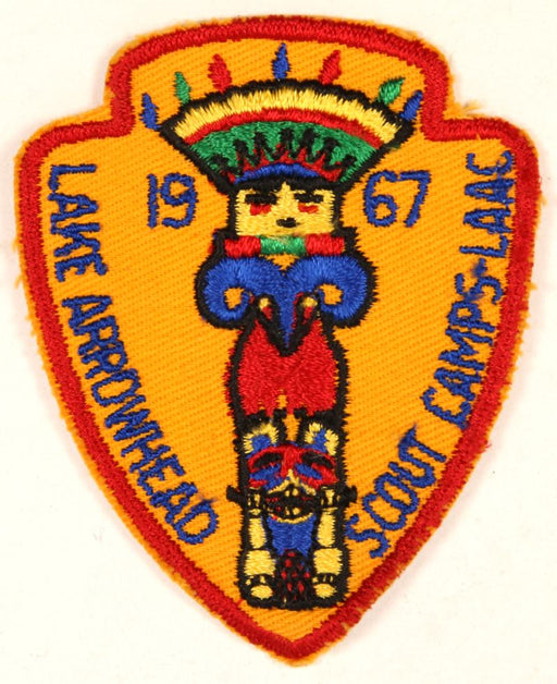 Lake Arrowhead Scout Camps Patch 1967