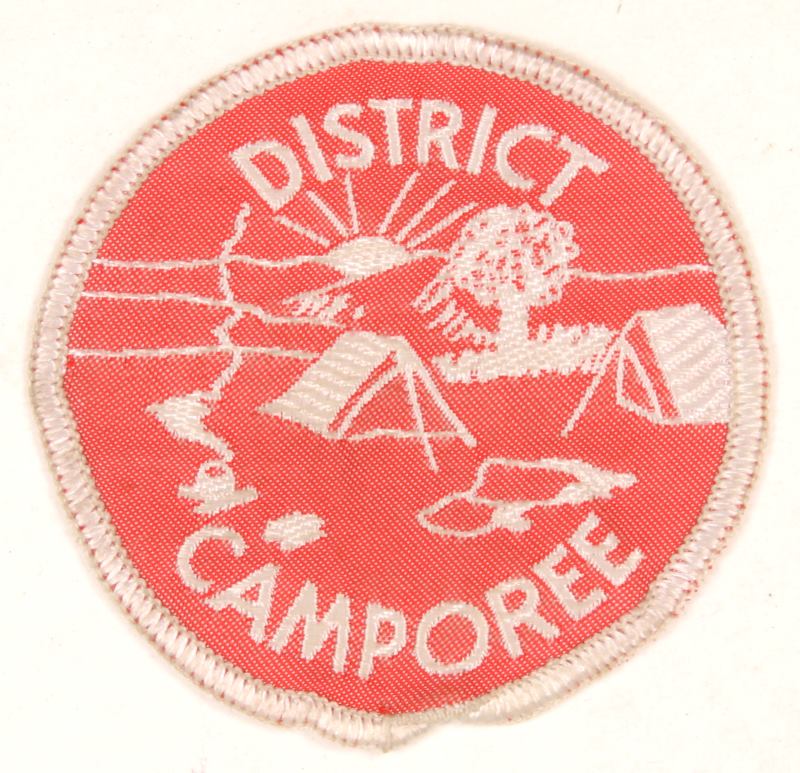 District Camporee Patch Silk
