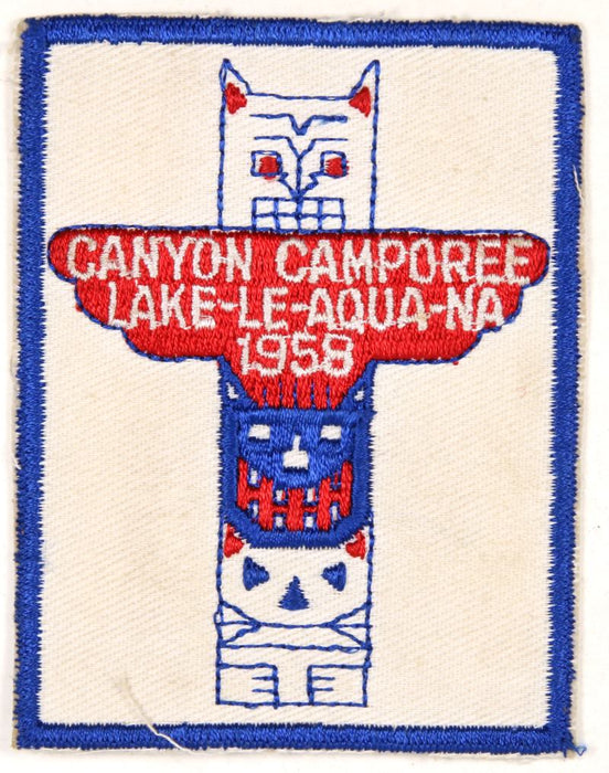 Canyon Camporee Patch 1958