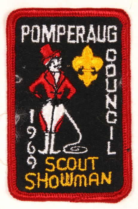 Pomperaug Scout Showman Patch 1969
