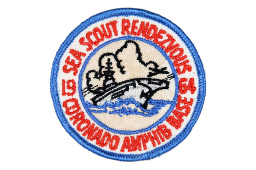 1964 Sea Scout Rendezvous Patch