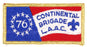Continental Brigade Patch 1976 LAAC