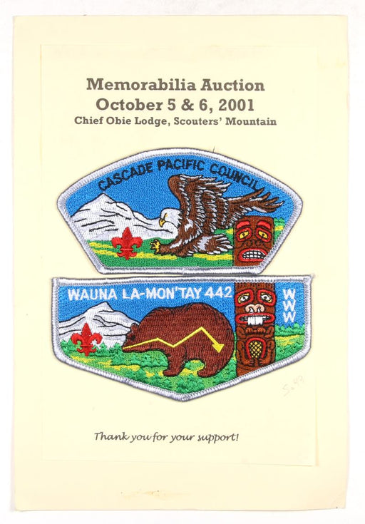 Lodge 442 Flap S-49 and CSP 2001 Lodge Auction