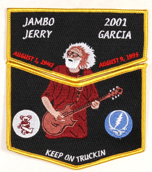 2001 NJ Jambo Jerry Garcia Patch
