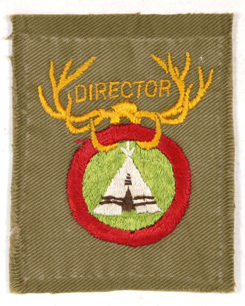National Camping School Patch 1930s  - 1940s Director