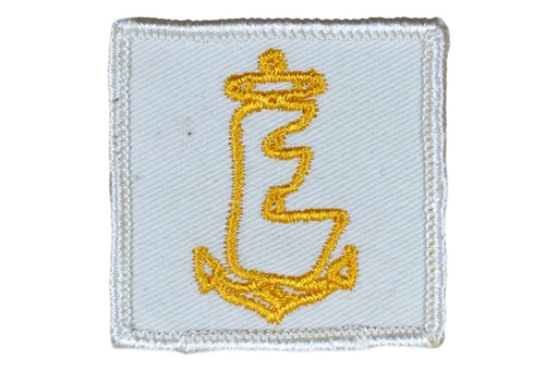 Sea Explorer Universal Patch on White Yellow Embroidery