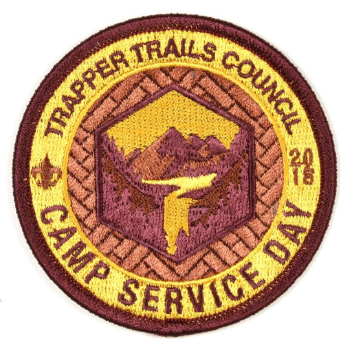 Trapper Trails 2018 Camp Service Day Patch