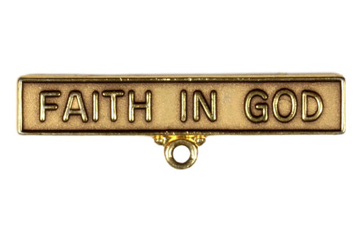 Faith in God Bar without Medal