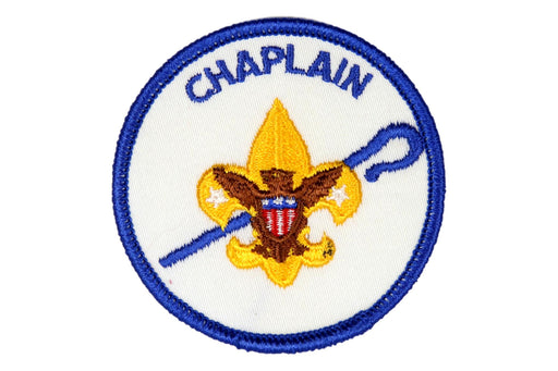 Chaplain Patch 1970s Round