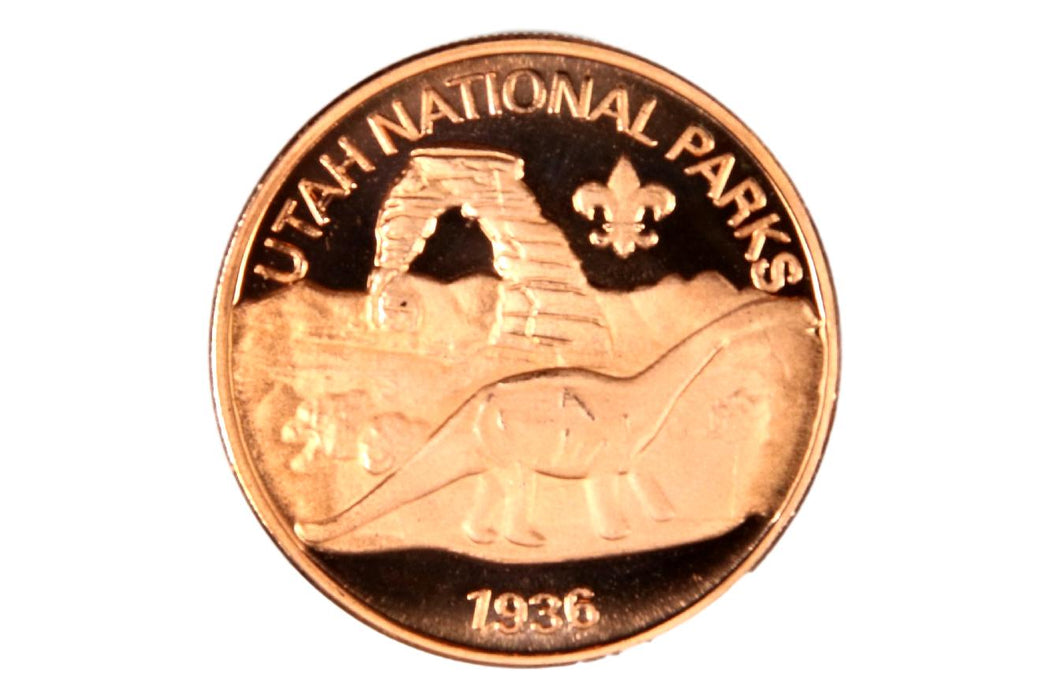 Utah National Parks Council 2010 Anniversary Coin