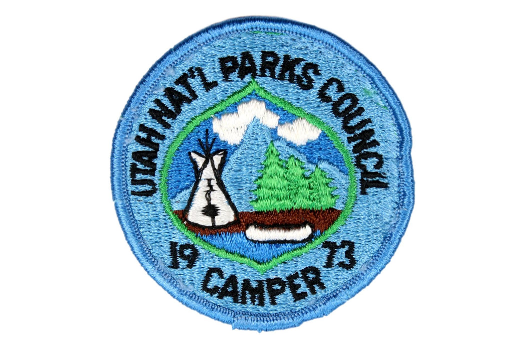 1973 Utah National Parks Camper Patch